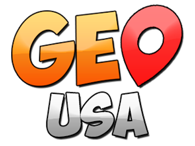 Geo USA - placer USA's stater på et kort